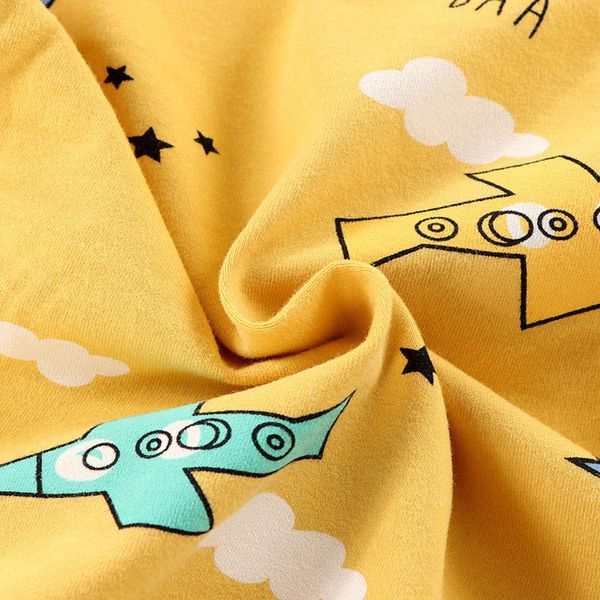 

set trousers lycra autumn children's and new baby underwear cotton household cloth girls' pajamas korean version oau5, Blue;red