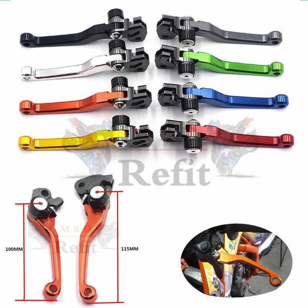 

motorcycle cnc dirt bike brake clutch levers for kx65 2000-18 kx85 kx100 2001-17 kx125 2000-05 kx250 00-04 kx250f 2004