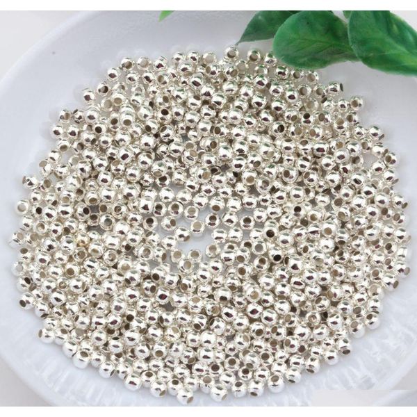 

sell 2000 plated gold / plated silver seamless ball spacer bead 3mm diy jewelry xoohl, Bronze;silver