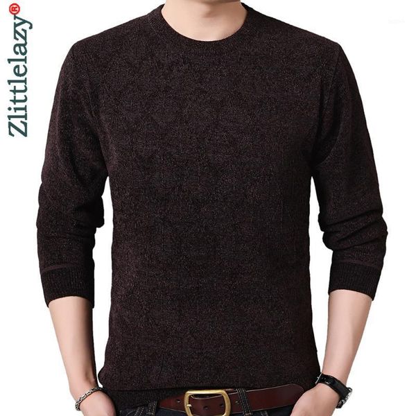 

2020 new casual knitted thick sweater men pullover solid clothing fashion clothes knit winter warm mens sweaters pullovers 15101, White;black