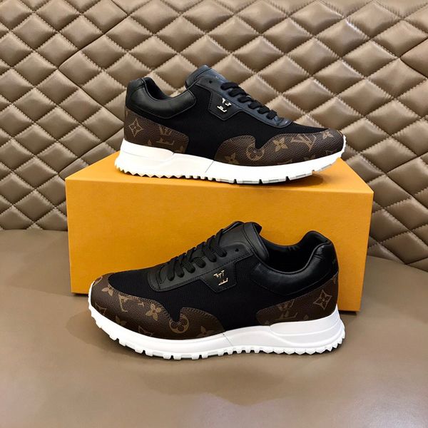 

new men's movement casual shoes high-end custom designer leather fashion sports leisure shoes comfort size 38~45, Black