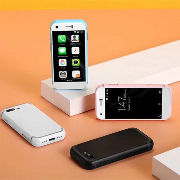 

2pcs original soyes 7s mobile phone android mini smartphones 5.0mp cameras dual sim quad core cell phones small 3g touchscreen smartphone fo