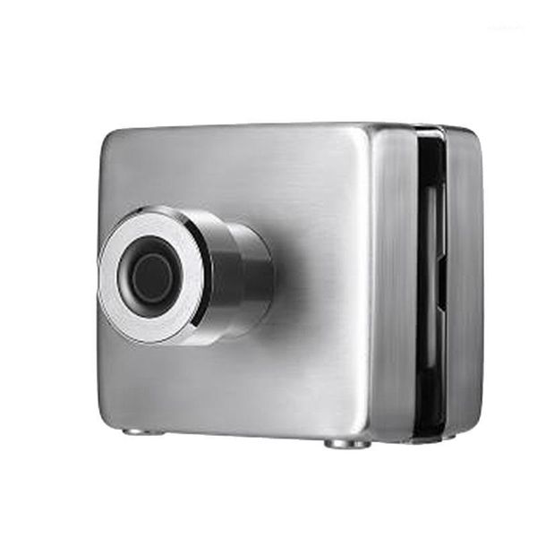 

smart fingerprint lock electric fingerprint door lock 20 users for frameless glass door1