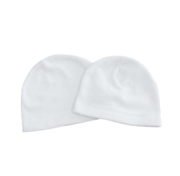 

5pcs sublimation diy blank white kids keep warm cap winter and autumn thermal transfer printing, Yellow