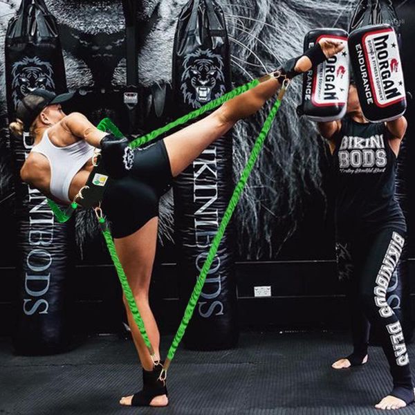 

resistance bands 200lbs taekwondo boxing crossfit jump leg arm power strength explosive force training pull rope workout fitness1