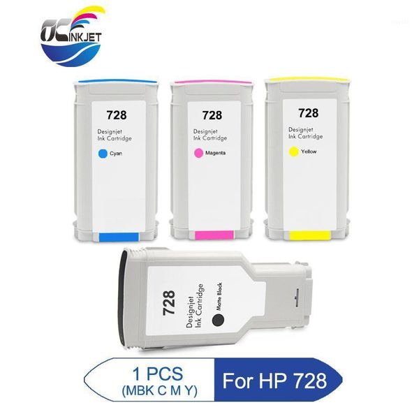 

ink cartridges third party 300ml/pcs for 728 remanufactured cartridge with designjet t730 t830 printer version chip1
