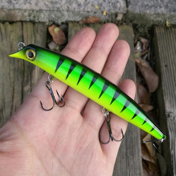 

1pcs fishing lure bait minnow 12cm 13g jerkbait deep swim wobblers crankbait swimbait pesca fishing bait carp fishin qylcfv