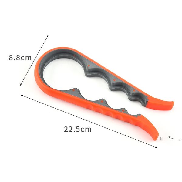 Glas- und Flaschenöffner, kreatives 4-in-1-Gerät mit offenem Deckel, rutschfestem und drehbarem Dosenöffner RRE12801