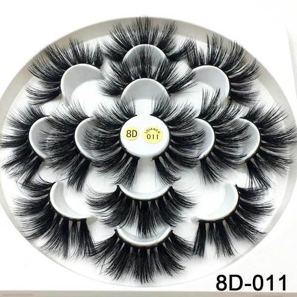 

7pairs 25мм норка ресницы natural 3d поддельный норка ресницы длинные накладные ресницы драматический поддельные ресницы макияж выдвижения р