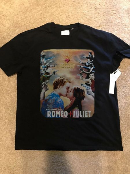 

vintage romeo and juliet rare 1998 vtg leonardo dicaprio movie rap reprint printed men plus size hoodie designers t shirts sweatshirt