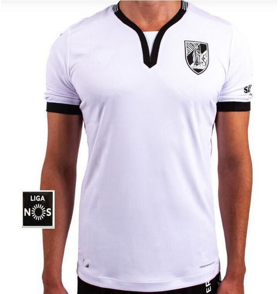 

новые 20 21 vitoria guimaraes sc soccer trackys 2020 2021 vitoria guimaraes pepelu sacko mensah aandre edwaros home белые футболки, Black;yellow