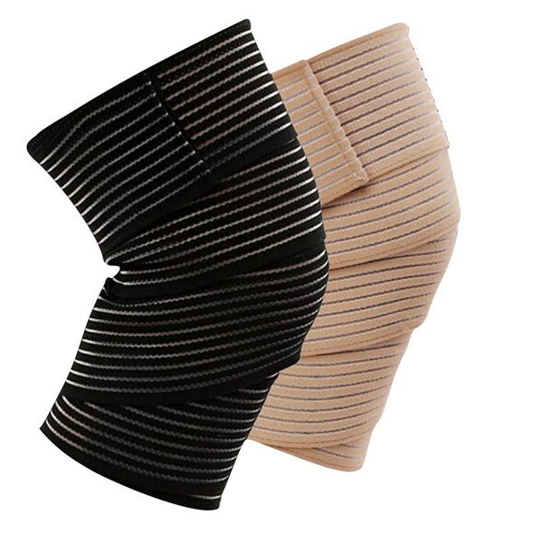 

elbow & knee pads 1 piece high elastic bandage support pad warm running outdoor sports leggings kneepad anti-sprain protective gear, Black;gray