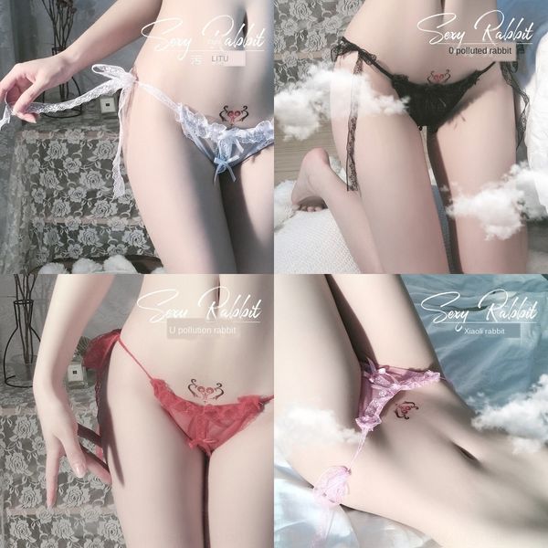 

zb0t underwear lace women briefs panties thongs embroidery transparent lace g-string t-back lingerie ladies panties, Black;white