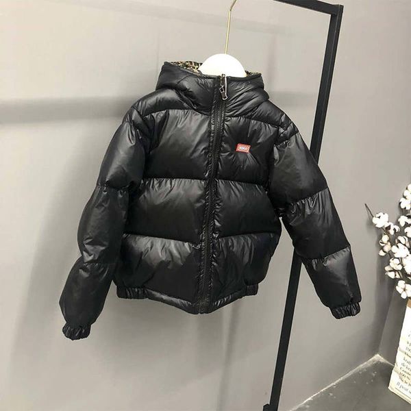 

Kids jacket kids boys winter jacket kids jackets classic down coats double sided short down jacket thicken middle aged children coat selling