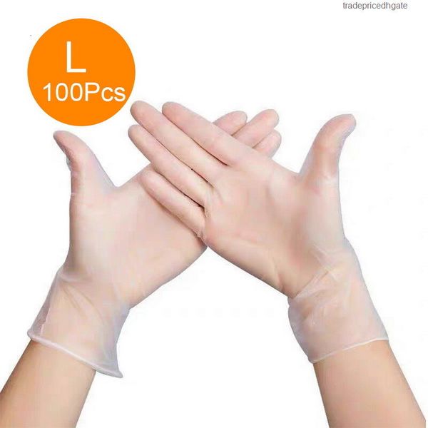 

disposable latex kitchen/dishwashing/ 100pcs /work/rubber/garden gloves for universal left and right hand 4 colors 15zr9g
