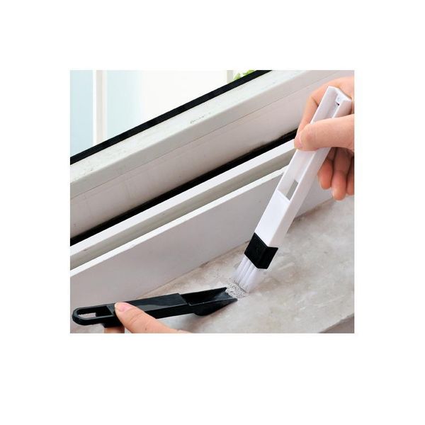 

2 in 1 multipurpose window groove cleaning brush household keyboard home kitchen folding brush clean jllfqv