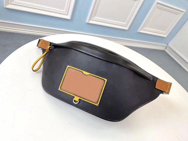 

fashion black brown letter flower leather men waist bag with box women belt bags luxurys designers bags men shoulder bag crossbody bag 30