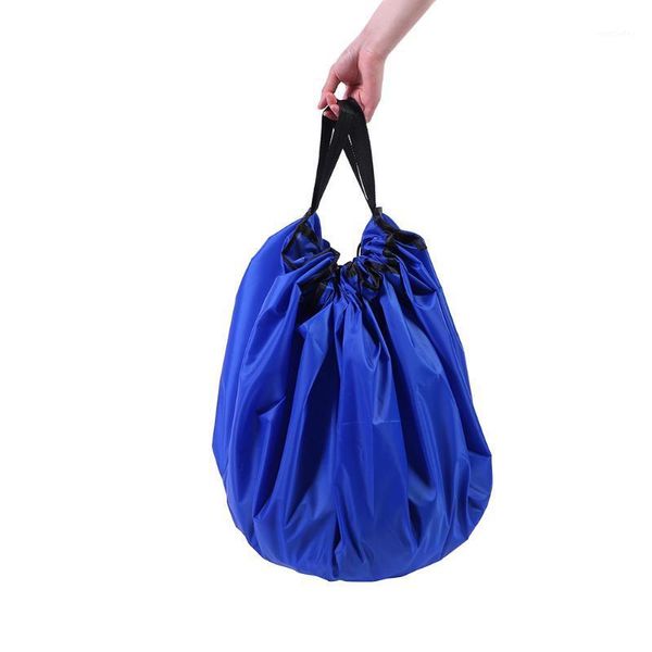 

storage bags portable children toy bag toys organizer foldable oxford cloth drawstring case travel waterproof picnic outdoor pocket1