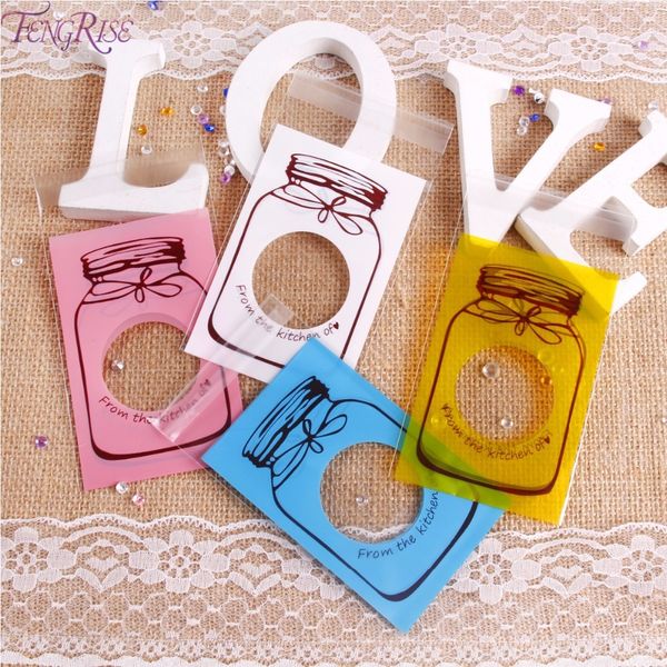 

fengrise small plastic bags wedding decoration event birthday party gift decorations kids candy box label sticker