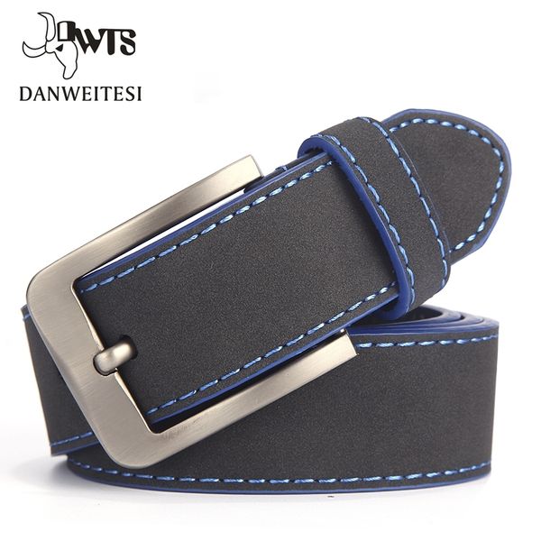 

dwts] fashion belt for man leather belt italian design casual men's belts with blue and green color belts y200513, Black;brown