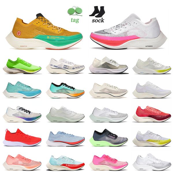 

2022 2022 running shoes for men women zoomx vaporfly rawdacious ekiden white reacr blue aurora green trainers sneakers eur 36-45