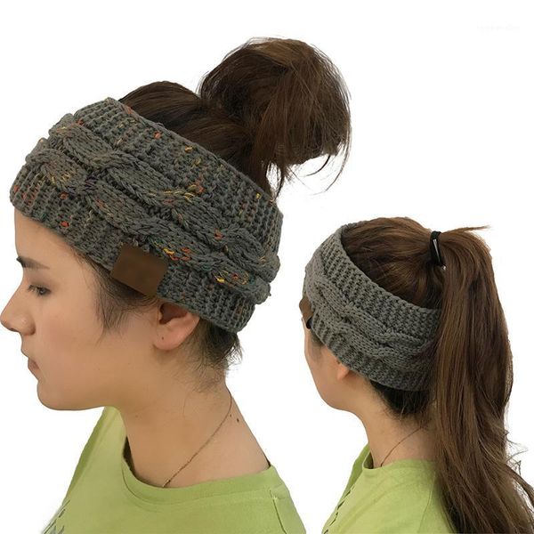 Beanie/Schädel Caps Hut Für Frauen Stretch Gestrickte Häkeln Capless Beanies Kappe Winter Warme Wolle Hüte Dame Stirnband haarband Herbst1