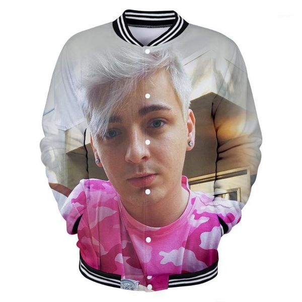 

men's jackets 2021 nick bean 3d baseball uniform women print turtleneck sweatshirts hand sleeve tracksuit1, Black;brown