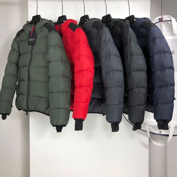 

men's winter classic trend hooded down jacket for men comfortable soft down jacket for casual maya fashion outerwear, Black