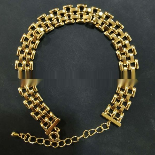 

мода нишу дизайн рука ювелирные изделия тканые ремень цепь браслет braceletstrap bracelet18k золотое покрытие золото goldsimple и универсаль, Golden;silver