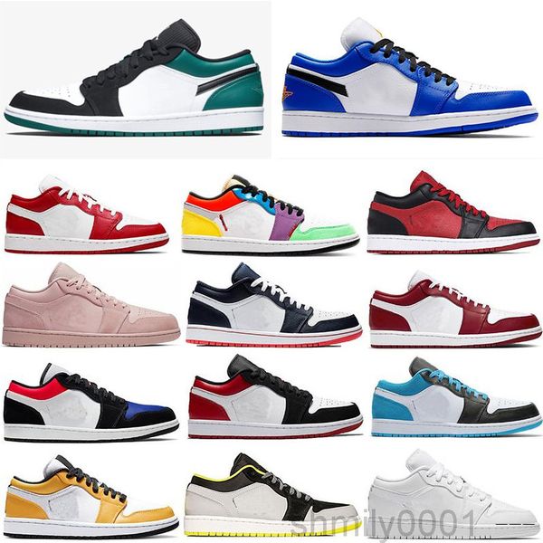 

low 1 1s jumpman unc basketballs shoe low light smoke grey mens womens pine green shadow chicago emerald black toe casual sneakers 3-yq