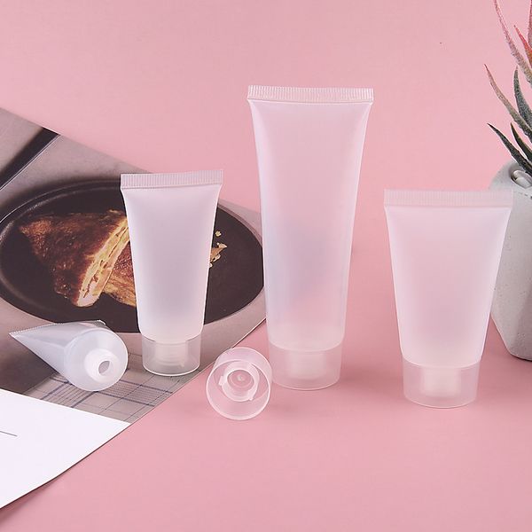 

empty lip gloss container screw cover lipgloss tube hand sanitizer cosmetic subpackage facial cleanser bottles travel 0 52yc f2