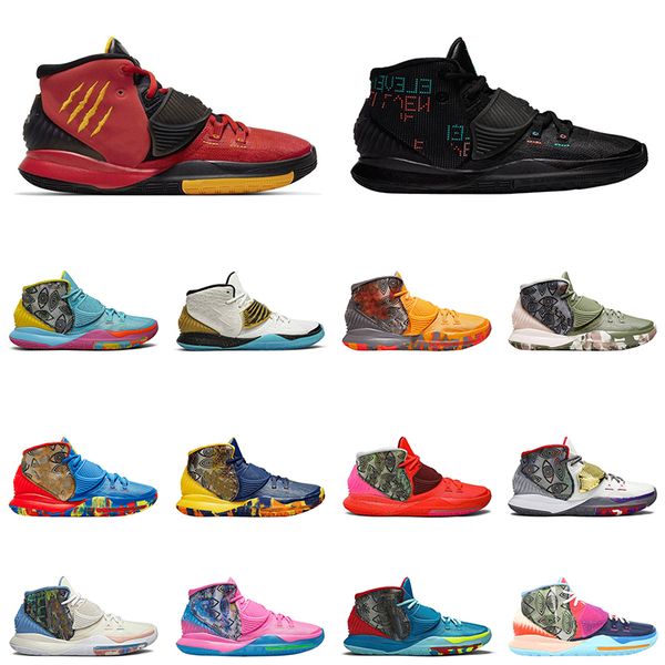 

kyrie 6 men basketball shoes eleven sclock cny bred heal the world oracle aqua designer mens trainer sport sneakers