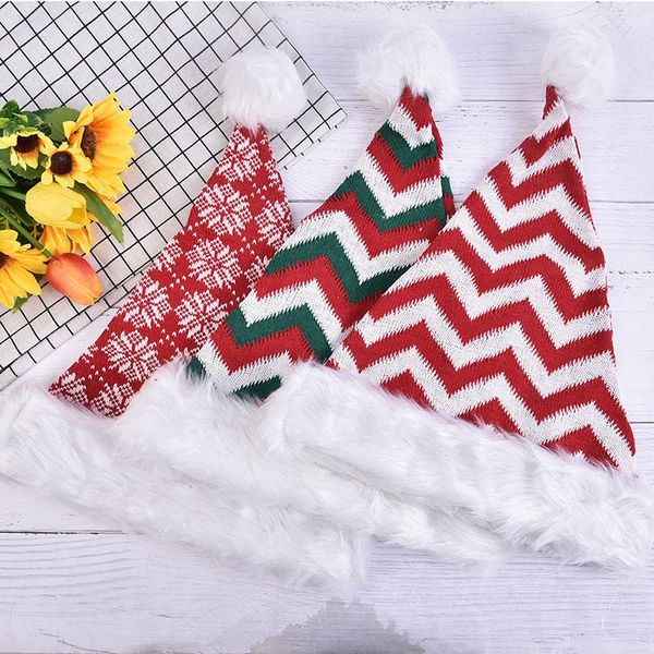 

2020 the new christmas pudding hat wool knit knitted xmas winter men ladies