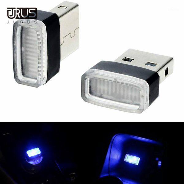 

jurus car interior decorative light lighting mini led usb atmosphere lights portable plug and play red/blue/white car-styling1