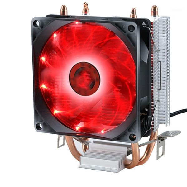 

fans & coolings silent accessories durable fan aluminum deskcomputer colorful light universal cpu cooler professional double heat pipe1