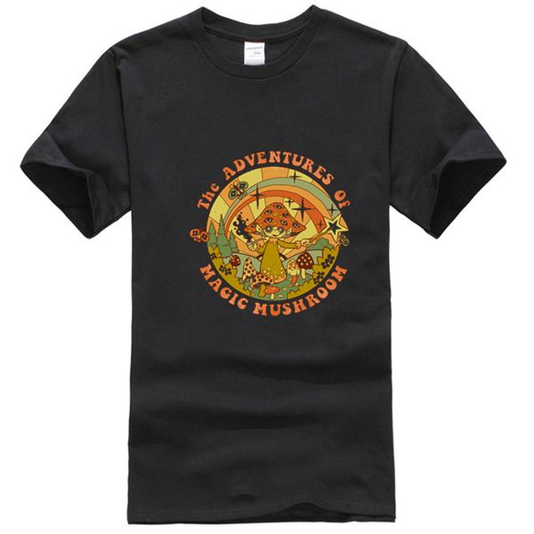 

men short sleeve let's summon demons graphic harajuku summer magic mushroom t shirt men funny tee shirts sport hooded sweatshirt hoodi
