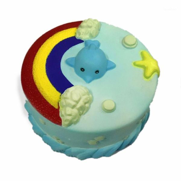 

wholesale- environmental protection safety slow rebound squishy new simulation bread,fruit,animal pu model sea cake1