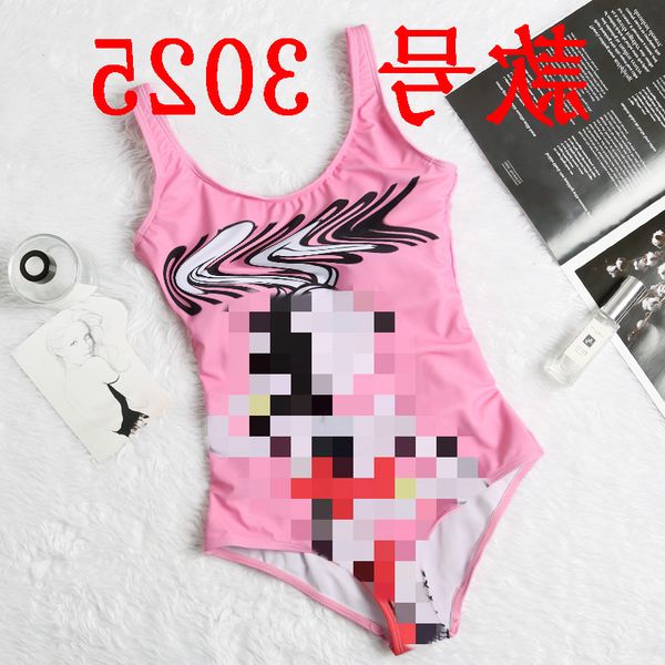

2020 new one piece swimsuit cartoon printed bikini