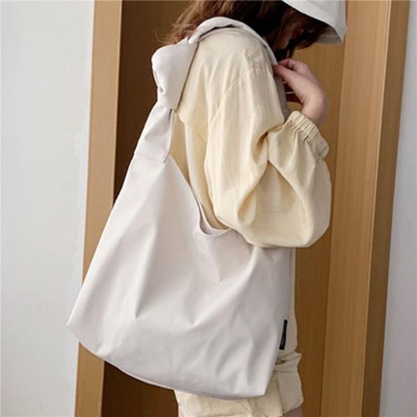 

casual shoulder bag women cross knot tote handbag solid travel purse fashion simple female shopping bags large capacity