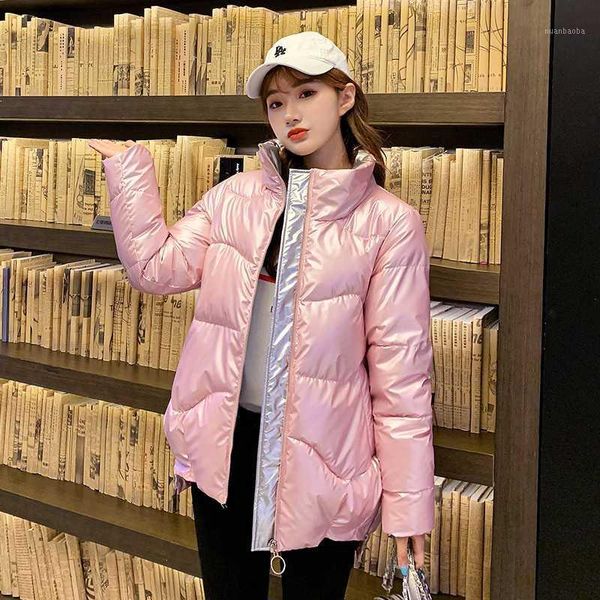 

isenmal autumn winter jacket women coat fashion female stand winter jacket women parka warm casual overcoat park1, Black