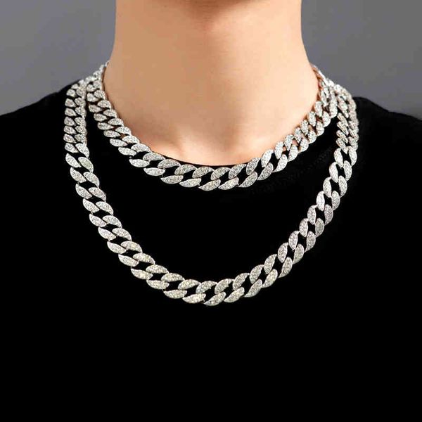 

18k gold ip plated stainls steel thick cuban link chain chunky necklace miami double layered snake chain choker neckalce, Silver