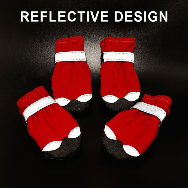 

winter dog shoes warm pet dog boots waterproof puppy dog rain snow booties socks reflective for small large footwear bbyzzp