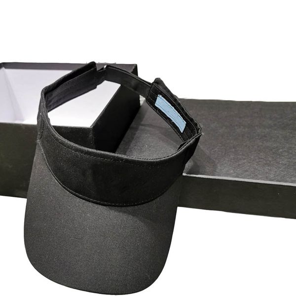 

letter empty cap casual summer visor sun mens hat sports women golf tennis outdoor beach headband snapback baseball hats sunhat with box, Blue;gray