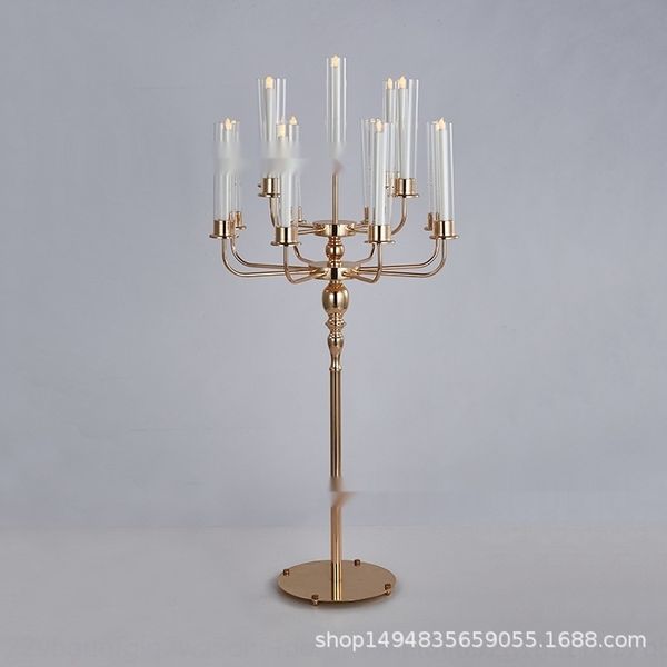 

4vnfk 20 new props metal candlestick prop candlestick road guide auditorium layout t-stage 16-head l window decoration nhqyj