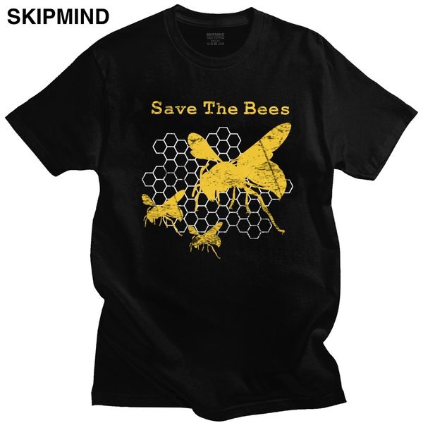 

save the bees pre shrunk fashion round neck short sleeve beekeeper loose fit apparel gift sport hooded sweatshirt hoodie t shirt