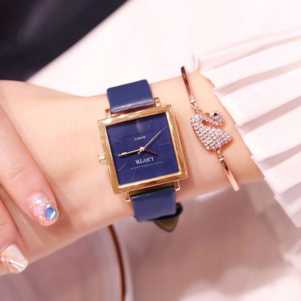 

the same tiktok girl temperament han feng watch rose gold fashion student tabl