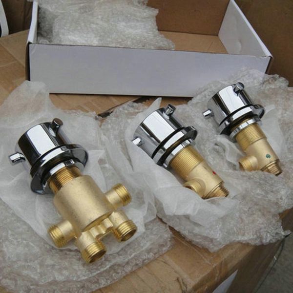 

mttuzk твердой латуни хромированная отделка ванны горячей и регулирующий клапан холодной воды ванна смеситель для душа ванной кран 3 piece s