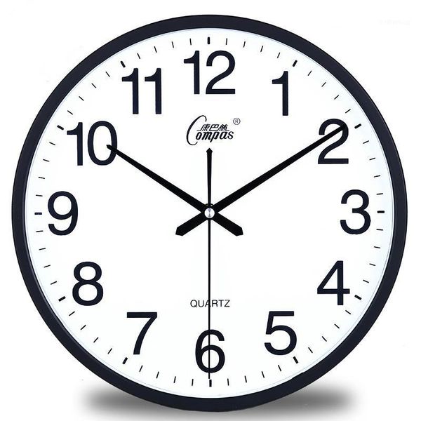 

wall clocks 14inch modern clock watch mechanism minimalist living room mute movement hanging tables orologio da parete decor sc901