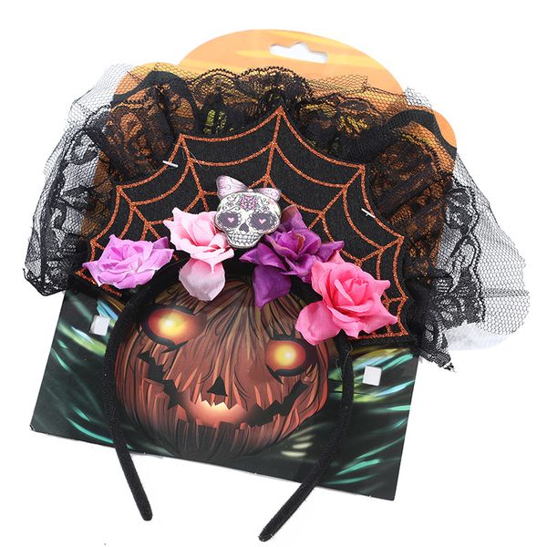 

new halloween selling personality creative halloween hair band costume ball halloween party atmosphere decoration headdress hoop