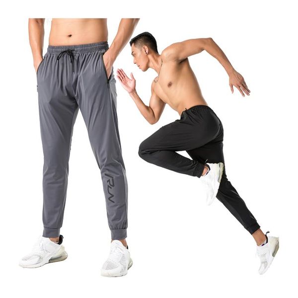 

мужчины бег брюки quick dry фитнес trackpants письмо печать бодибилдинг сукна sweatpants человек бег трусцой брюки, Black;blue